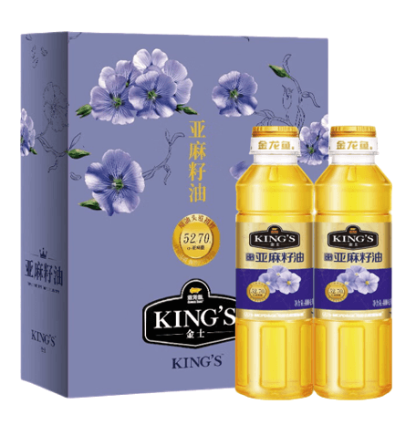 金士紫韵亚麻籽油礼盒